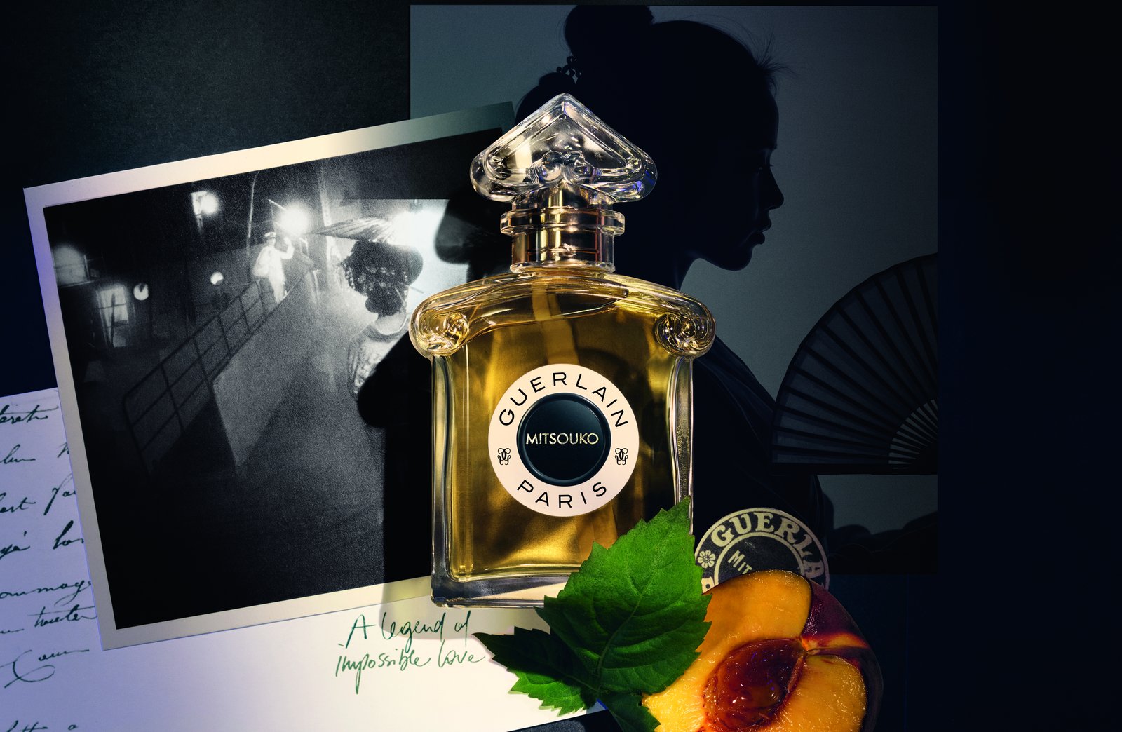 Guerlain Mitsouko (1919), official close-up, landmark chypre perfume