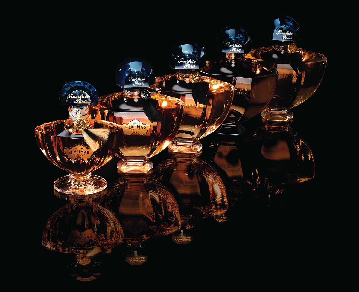 Shalimar by Guerlain, heritage staging of the 1925 Baccarat bottle